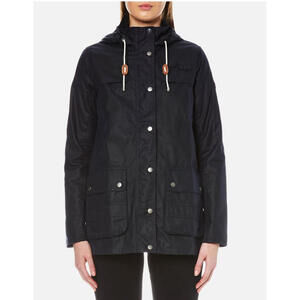 Barbour Navy Wax Rain Jacket
